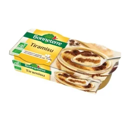 Tiramisu Bonneterre bio 2 x 65 g