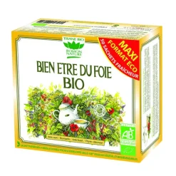 Tisane bien-être du foie bio en boite de 80 g