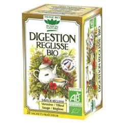Tisane digestion réglisse bio en boite de 32 g