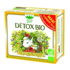 Tisane détox nature bio en boite de 80 g