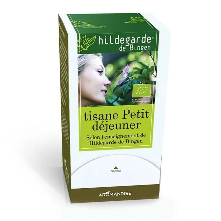Tisane petit déjeuner Hildegarde bio en boite de 20 sachets