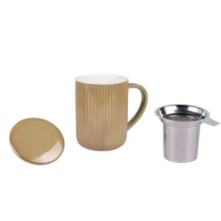 Tisanière en grès vert Tiao - 0,47 L