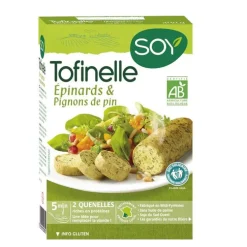 Tofinelles aux épinards et pignons de pin bio 200 g