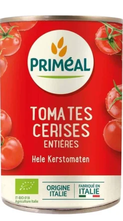 Tomates cerises entières bio en boîte de 400 g