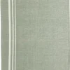 Torchon vert thym en coton recyclé Rib - 50 x 70 cm