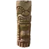 Totem polynésien Tiki Aro coloris bois en bois de coco - 100 cm