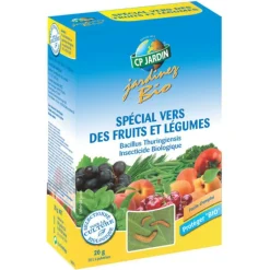 Traitement anti vers des fruits et légumes en boîte carton CP Jardin - 20 g