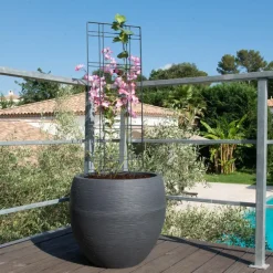 Treillage à piquer Écolier Fer plat Gris 30x100 cm