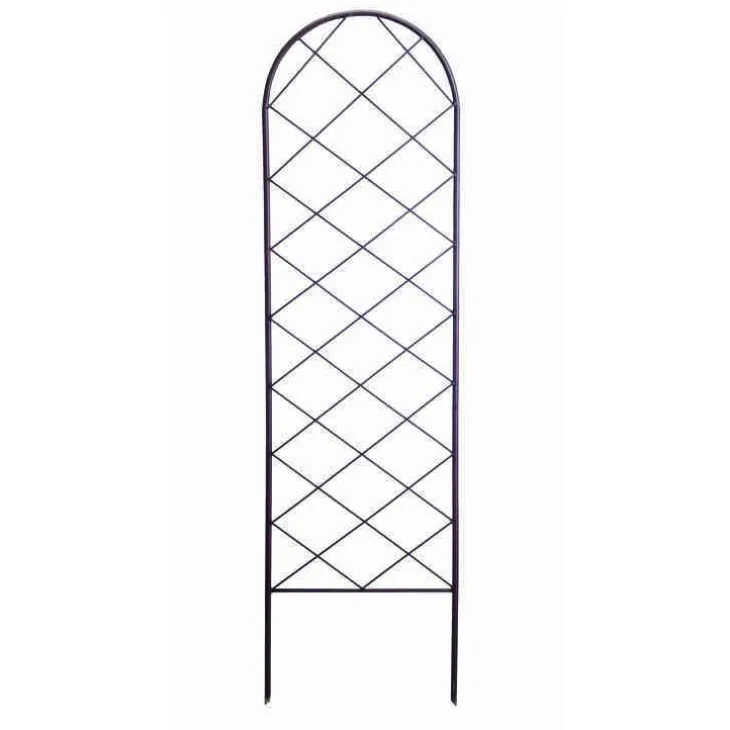 Treillis classic en métal, coloris rouille, 42 x 150 cm