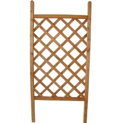 Treillis droit mélèze huilé pour bac 80 x 150 cm