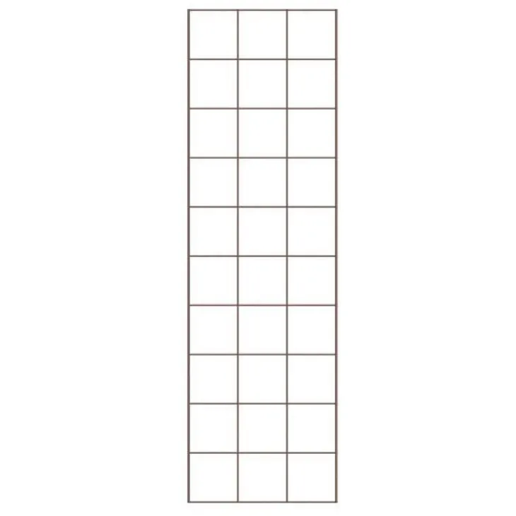 Treillis rectangle Métal L45xH150 cm