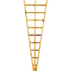 Treillis éventail mélèze huilé 60 x 180 cm