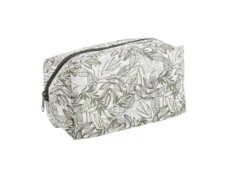 Trousse en tissu à motifs marron et gris Safeco Wanda - 23 x 13 x 10 cm