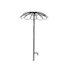 Tuteur parapluie 9 pétales anti rotation fer vieilli – 2,5 m de haut