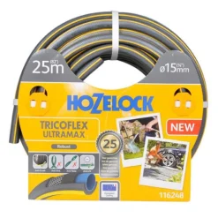 Tuyaux Tricoflex Ultramax coloris gris Hozelock - 25 m x Ø 15 mm