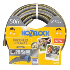 Tuyaux Tricoflex Ultramax coloris gris Hozelock - 50 m x Ø 15 mm