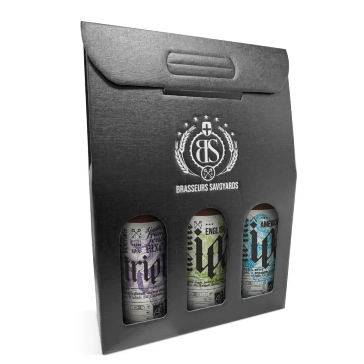 Valisette dégustation 3 bouteilles de bière Bio Nonne - 3 x 75 cl