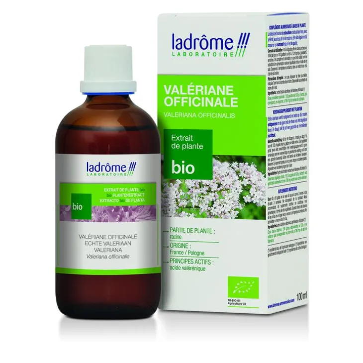 Valériane extrait de plantes fraîches bio Ladrôme - 100 ml