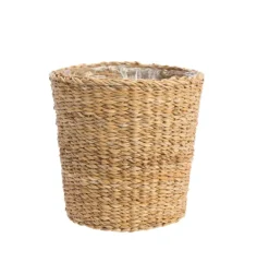 Vannerie naturelle en jacinthe d’eau – 24 x 22,5 x 18 cm