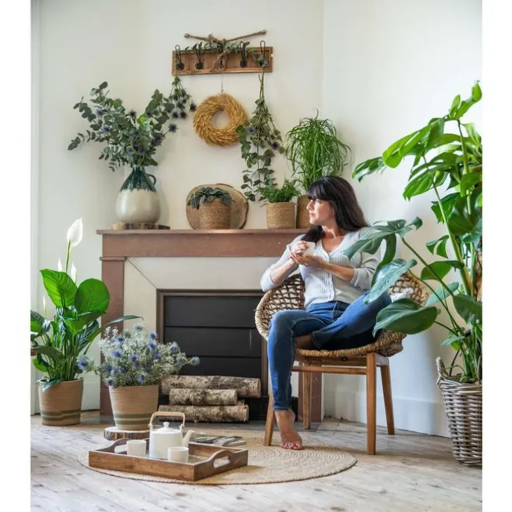 Vase coloris vert en céramique Huayna - Ø 27 cm