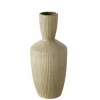 Vase en céramique beige mate Oasis - Ø 13 x H 30 cm