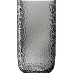 Vase en verre gris Martello - 15 x 15 x 29 cm