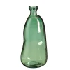 Vase en verre recyclé vert Organic - Ø 22 x H 51 cm