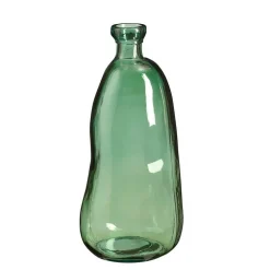 Vase en verre recyclé vert Organic - Ø 22 x H 51 cm