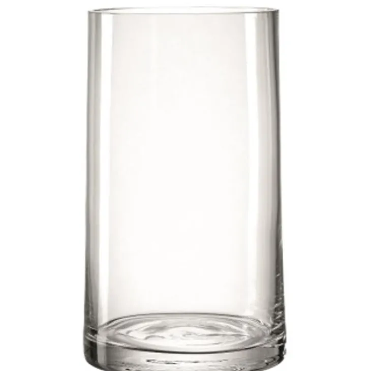 Vase en verre transparent Novara - H 26 cm