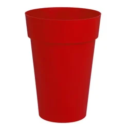 Vase haut de la gamme Toscane rouge Ø 46 cm