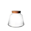 Vase Izumi en verre transparent Naturalys taille L - Ø 15 x 17 cm
