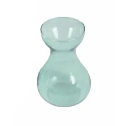 Vase Jacinthe bleu transparent H 14 x Ø 9 cm