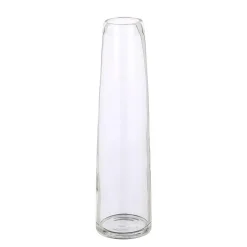 Vase soliflore en verre transparent Xandra - Ø 10 x H 37,5 cm