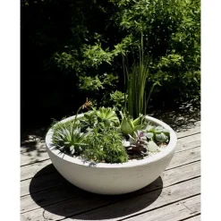 Vasque Graphit Blanc cérusé - D59 x H21