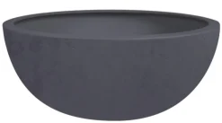 Vasque ronde gris anthracite Eda Basalt up - Ø 40 x H 16,5 cm