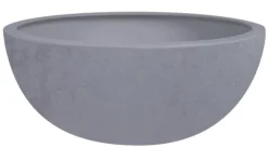 Vasque ronde gris béton Eda Basalt up - Ø 40 x H 16,5 cm