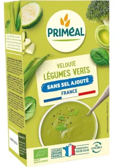Velouté bio légumes verts sans sel Primeal - 1 L