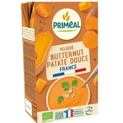 Velouté butternut patate douce en brique de 1 L