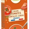 Velouté tomate lentille corail en brique de 33 cl