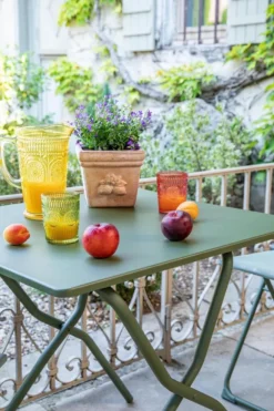 Verre coloris multicolore en verre coloré - Ø 7,9 cm