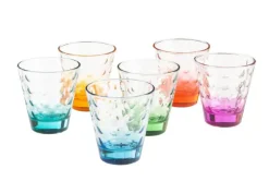 Verres 25 cl en assortiment pastel Optic - L’ensemble de 6