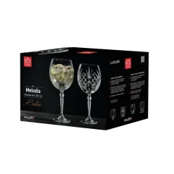 Verres à cocktail en cristallin transparent Melodia - 65 cl