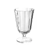 Verres à eau en verre transparent Ana - 6 verres à pied x 25 cl
