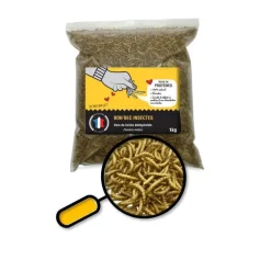 Vers de farine déshydratés en sac Distrigalli - 1 kg