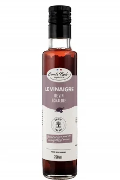 Vinaigre d’échalote bio en bouteille de 250 ml