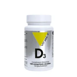 Vitamine D3 vit’all + en format de 100 comprimés