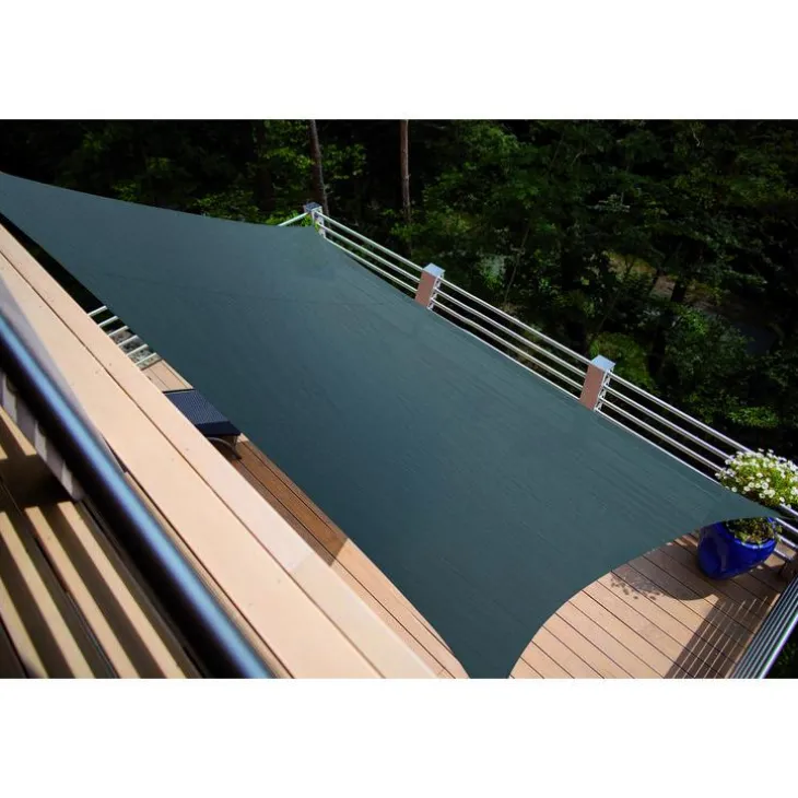 Voile coloris gris en polyéthylène tressé Austral - 4 x 3 m