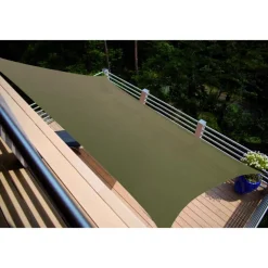 Voile coloris marron en polyéthylène tressé Austral - 4 x 3 m