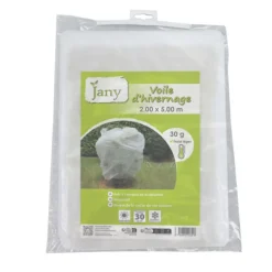 Voile d'hivernage pour plantes 30g/m² Jany France - 2 x 5 m
