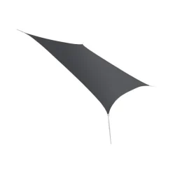 Voile d'ombrage rectangulaire gris spécial balcon 1,4 x 1,4 m